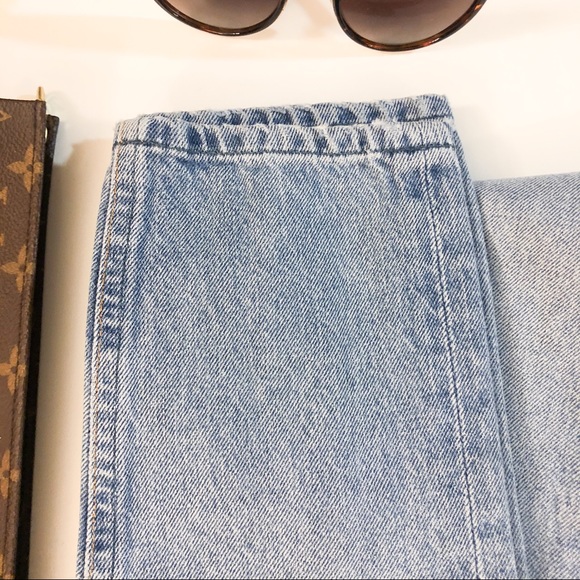 AGOLDE High Rise Feel Good Button Fly Jeans - Picture 10 of 12